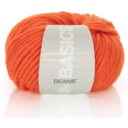 Lana Grossa Basics Beanie ? Schurwollmischgarn, orange
