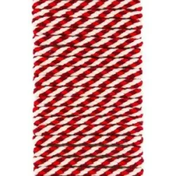 buttinette Kordel für Bekleidung, rot color, Ø 8 mm, Länge: 5 m