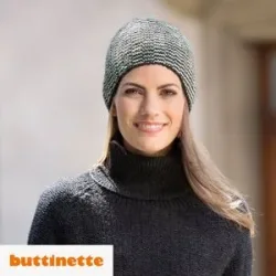 Strickanleitung ? Mütze mit kleinem Strukturmuster aus Woll Butt Versailles