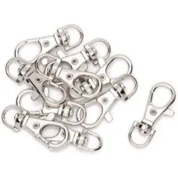 Karabiner, 3,5 cm, 10 Stück