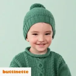 Strickanleitung ? Jungenmütze mit Bommel aus Woll Butt Venia