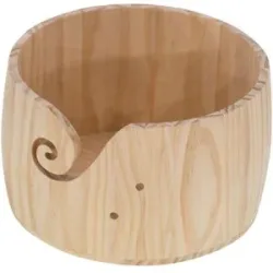 Holz-Wollknäuelschale, 18 cm Ø