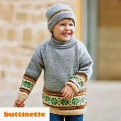 Strickanleitung ? Norwegerpullover aus Woll Butt Versailles