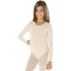 Kinder-Langarmbody, natur