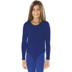 Kinder-Langarmbody, blau