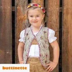 Strickanleitung ? Besticktes Trachtenwestchen Tirol
