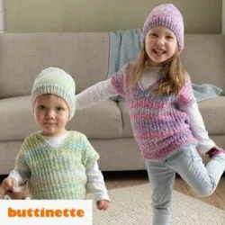 Strickanleitung ? Kinderpullunder aus Woll Butt Venia
