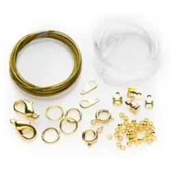 Collier- & Armband-Set, gold