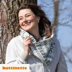 Strickanleitung ? Loop im Norwegermuster aus Woll Butt Söckli