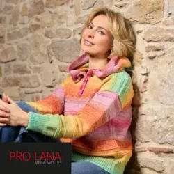 Strickanleitung ? Hoodie mit Polo-Ausschnitt aus Pro Lana 1-2-3 Ideen Merino