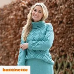Strickanleitung ? Strick-Kombi Pullover aus Woll Butt Primo Merino Cotton