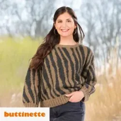 Strickanleitung ? Pullover im Animalmuster aus Woll Butt Primo Cilia