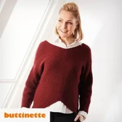 Strickanleitung ? Oversized Pullover mit Schrägverlauf Madeleine