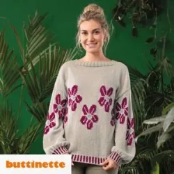 Strickanleitung ? Oversized Pullover aus Woll Butt Mirco