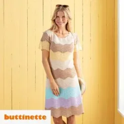 Häkelanleitung ? Kleid aus Woll Butt Sonja