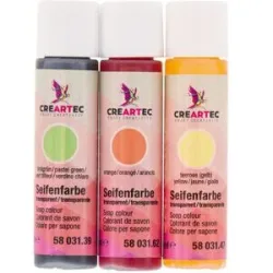 Seifenfarben-Set, grün, gelb, orange