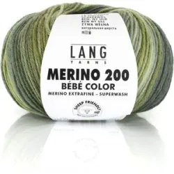 Lang Yarns Wolle Merino 200 Bébé Color