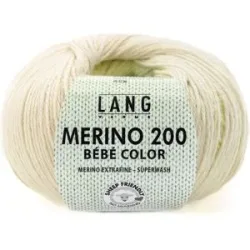 Lang Yarns Wolle Merino 200 Bébé Color 