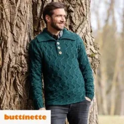 Strickanleitung ? Polopullover aus Woll Butt Primo Merino 90