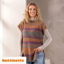 Strickanleitung ? Longpullunder aus Woll Butt Rainbow Tweed