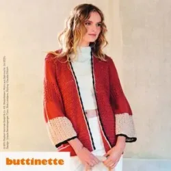 Strickanleitung ? Quergestrickte Jacke aus Woll Butt Primo Kaschmirina