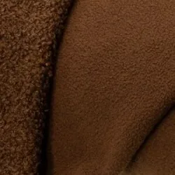 Doubleface-Teddy-Fleece, braun