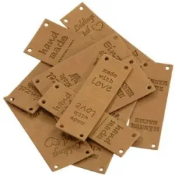 buttinette Falt-Label-Set 