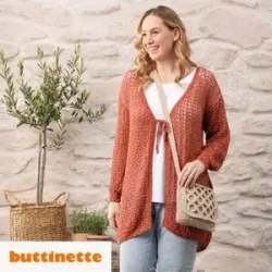 Strickanleitung ? XL-Strickjacke aus Woll Butt Lilia