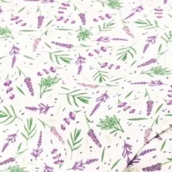 Baumwollstoff Lavendel 