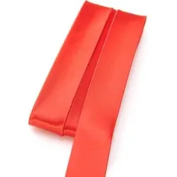 buttinette Satin-Schrägband, rot, Breite: 2 cm, Länge: 5 m
