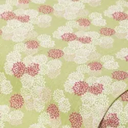 Baumwollstoff Blüten grafisch 