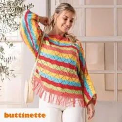 Strickanleitung ? Shirt im Zackenmuster aus Woll Butt Sonja
