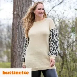 Strickanleitung ? XL-Longpullunder aus Woll Butt Versailles