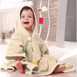 buttinette Frottier-Poncho, natur, 55 x 71 cm