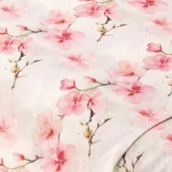 Dekostoff Kirschblüten 