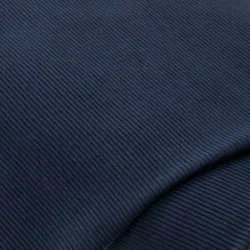 Feinripp-Jersey Uni, nachtblau