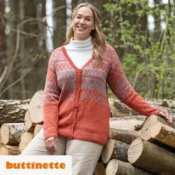 Strickanleitung ? XL-Cardigan aus Woll Butt Primo Selma Tweed