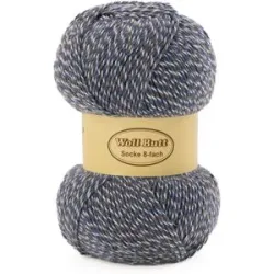 Woll Butt Socke 8-fach Mouliné