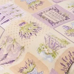Dekostoff Patchwork Lavendel 