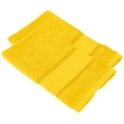 buttinette Gästetücher 2er-Pack, sonnengelb