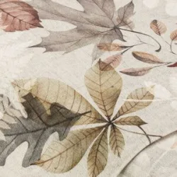 Dekostoff Herbstblätter 
