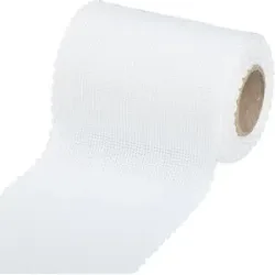 Aida-Stickband, weiß, Breite: 10 cm, 5m-Rolle
