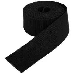 buttinette Taschengurtband, schwarz, Breite: 4 cm, Länge: 3 m