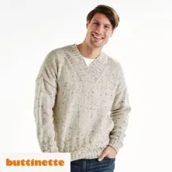 Strickanleitung ? Herrenpullover aus Woll Butt Vroni