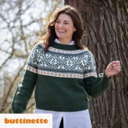 Strickanleitung ? XL-Norwegerpullover aus Woll Butt Innsbruck
