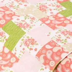 Baumwollstoff Patchwork-Rosen 
