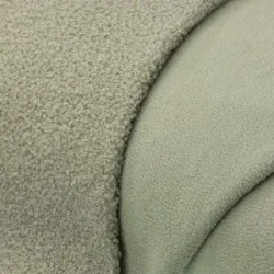 Doubleface-Teddy-Fleece, oliv