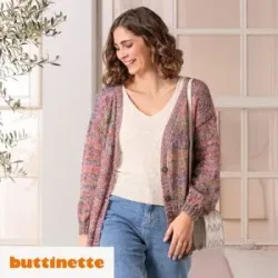 Strickanleitung ? Oversized Cardigan aus Woll Butt Felia