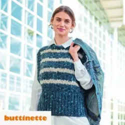 Strickanleitung ? Pullunder aus Woll Butt Primo Willa