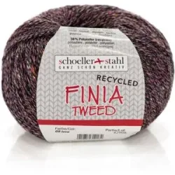 Schoeller + Stahl Wolle Finia Tweed, lava